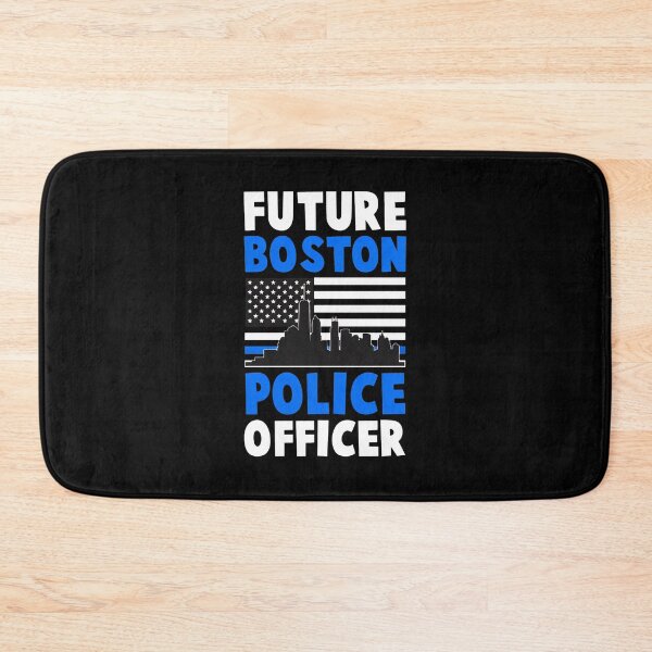Item preview, Future Boston Police Officer Skyline Flag Design designed and sold by starchfa.