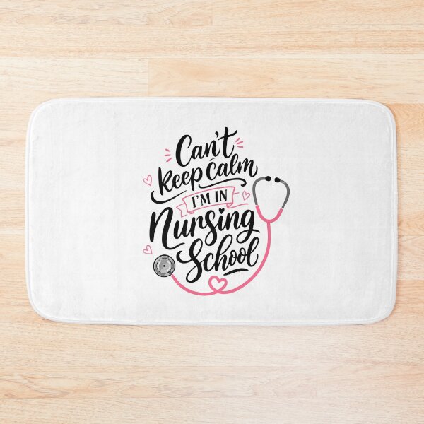 Item preview, NURSING SCHOOL - can't keep calm I'm in nursing school designed and sold by YNELENT.