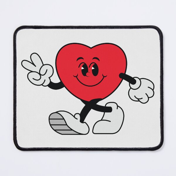 Item preview, Retro Heart Cartoon Character with Peace Sign. Cool Design. Cute Heart Vintage Comic Style. designed and sold by thailerd.