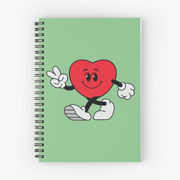 Item preview, Retro Heart Cartoon Character with Peace Sign. Cool Design. Cute Heart Vintage Comic Style. designed and sold by thailerd.
