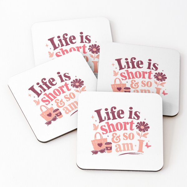 Item preview, Life Is Short & So Am I Funny Short Girl Petite Woman Humor designed and sold by RetroMini2026.