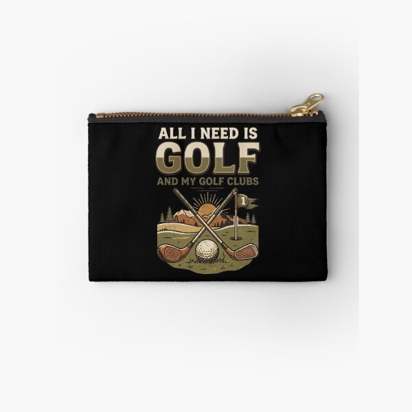 Item preview, All I Need Is Golf And My Golf Clubs designed and sold by dudelinart.