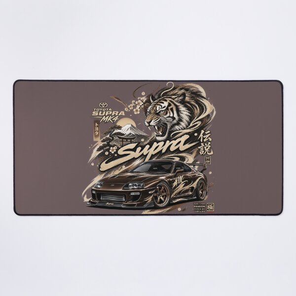 Item preview, Supra MK4 Tiger Japanese Racing Art designed and sold by BeyondLimitsNow.