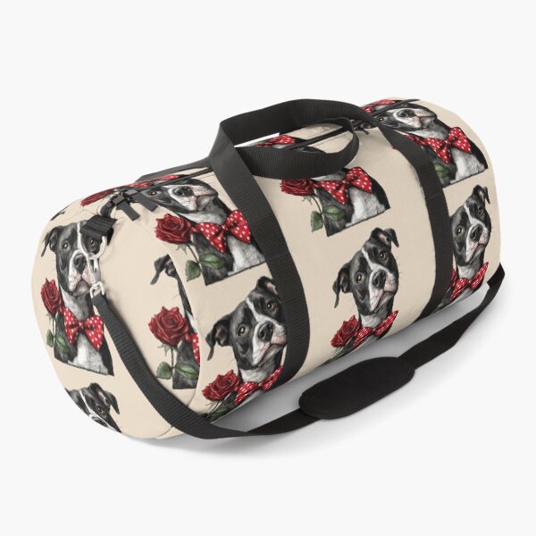 Item preview, American Staffordshire Terrier with Red Rose Love designed and sold by Erika Kaisersot.