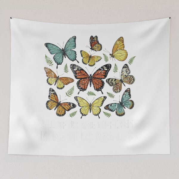 Item preview, All Of Us Are Different None Of Us Are Less Butterfly Inclusion Vintage designed and sold by CaChimShop.