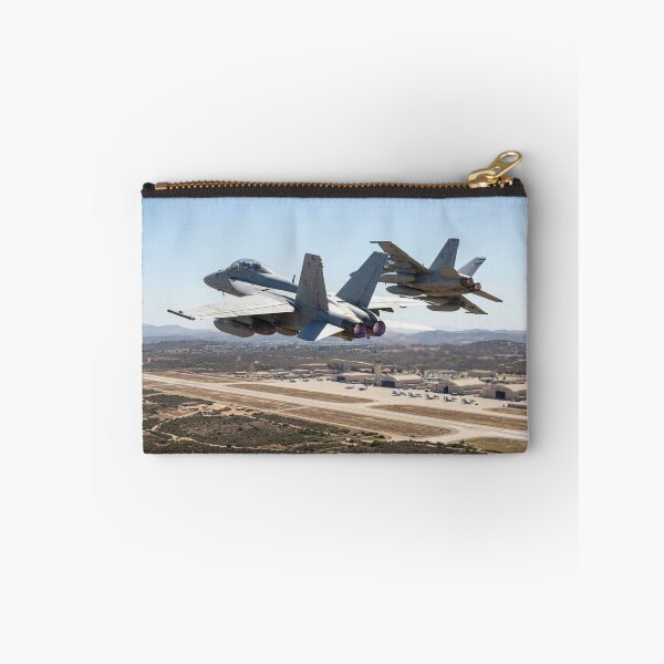 Item preview, F/A-18 Hornets on Afterburner Low Above Runway designed and sold by Airpower Art.