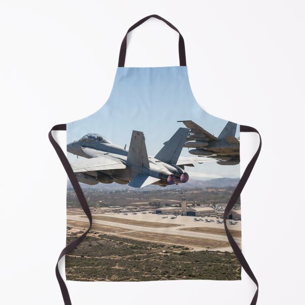 Item preview, F/A-18 Hornets on Afterburner Low Above Runway designed and sold by Airpower Art.