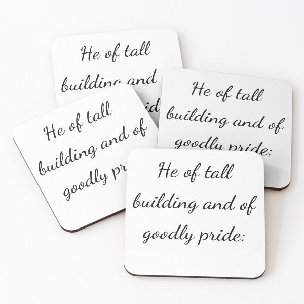 Item preview, “He of tall building and of goodly pride:” - handwriting black designed and sold by ariksworld.