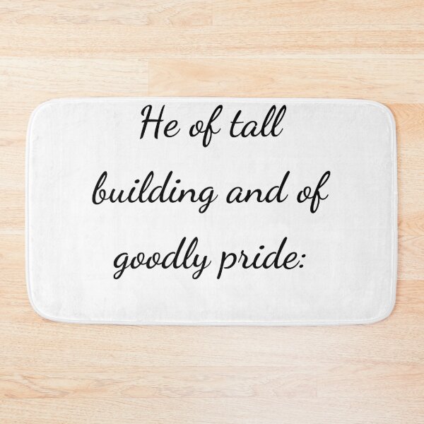 Item preview, “He of tall building and of goodly pride:” - handwriting black designed and sold by ariksworld.