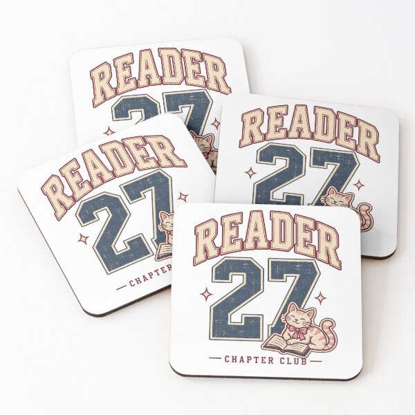 Item preview, Retro Reader 27 Chapter Club Varsity Book Lover Design designed and sold by Doodle Souq.