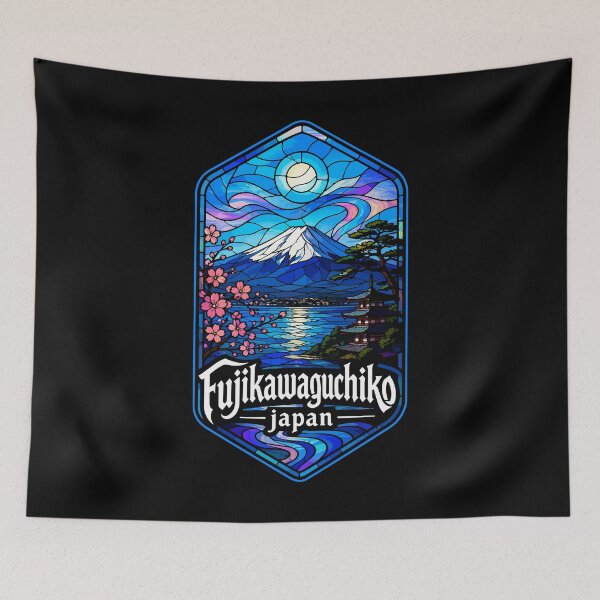 Item preview, Fujikawaguchiko Japan Stained Glass Art designed and sold by TomFrontierArt.