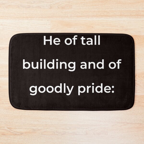 Item preview, “He of tall building and of goodly pride:” - print white designed and sold by ariksworld.