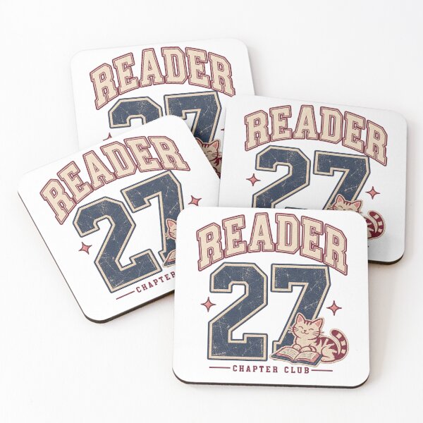 Item preview, Retro Reader 27 Chapter Club Varsity Book Lover Design designed and sold by Doodle Souq.