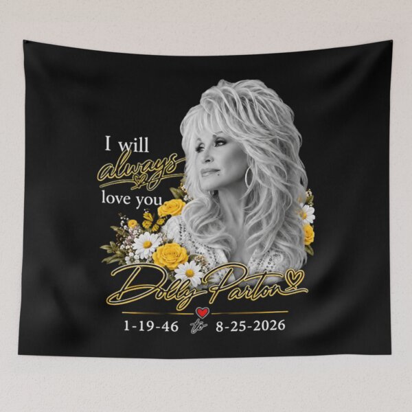 Item preview, Dolly Parton Memorial, I Will Always Love You designed and sold by DreadFlockArt.