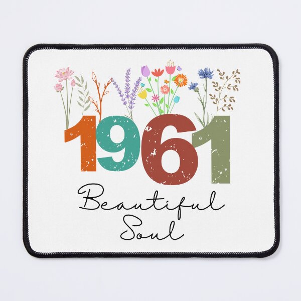 Item preview, 1961 Floral Beautiful Soul Birthday Design designed and sold by FlareCraftStudio.
