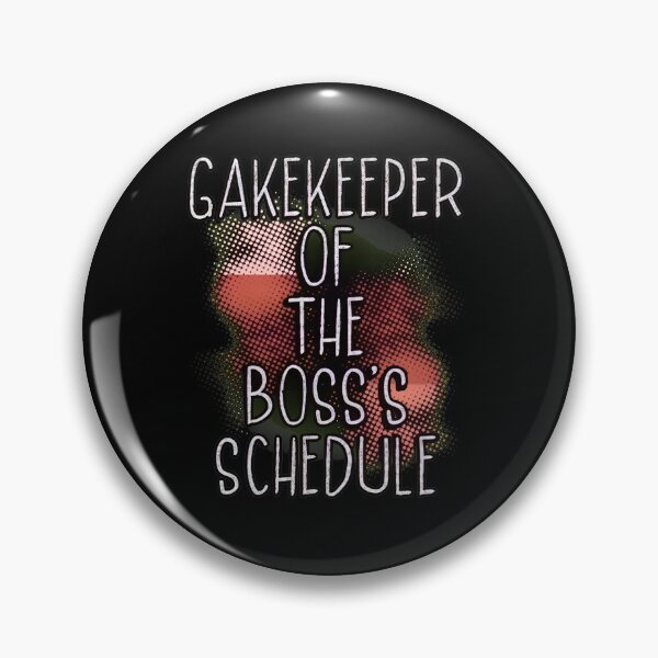 Item preview, Gatekeeper of the Boss's Schedule Funny Office Humour designed and sold by starchfa.