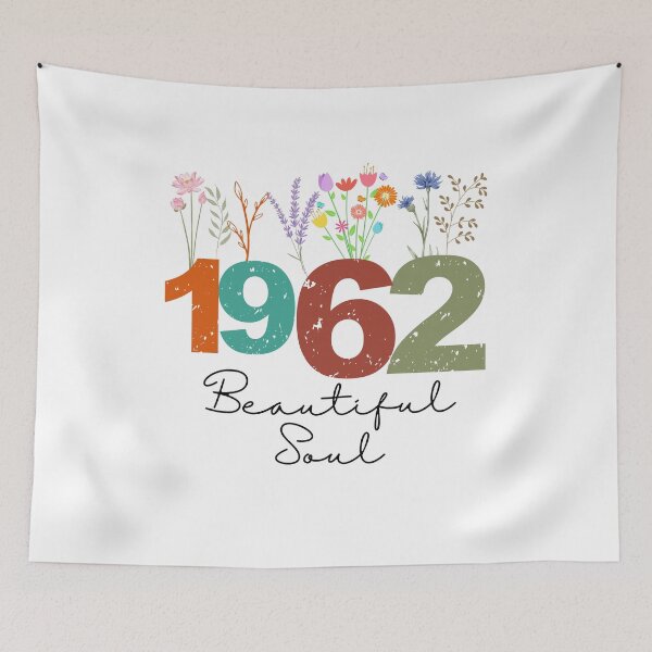 Item preview, Diseño floral de cumpleaños "Alma hermosa" de 1962 designed and sold by FlareCraftStudio.