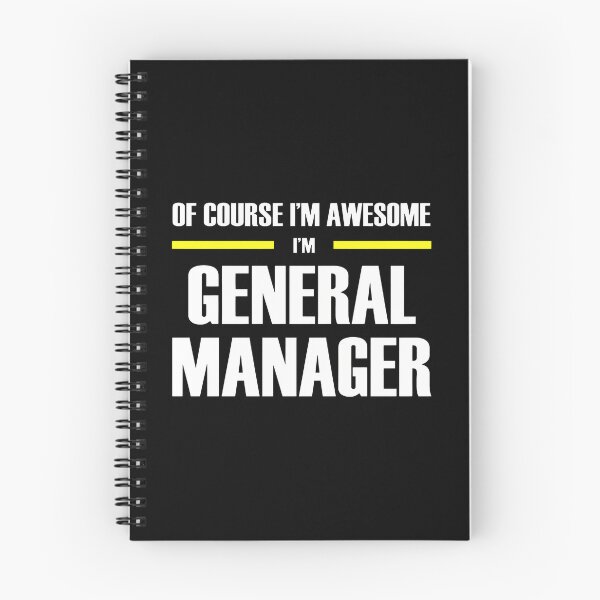 Item preview, General Manager Of Course Im Awesome Funny Job Title designed and sold by alldergreff.
