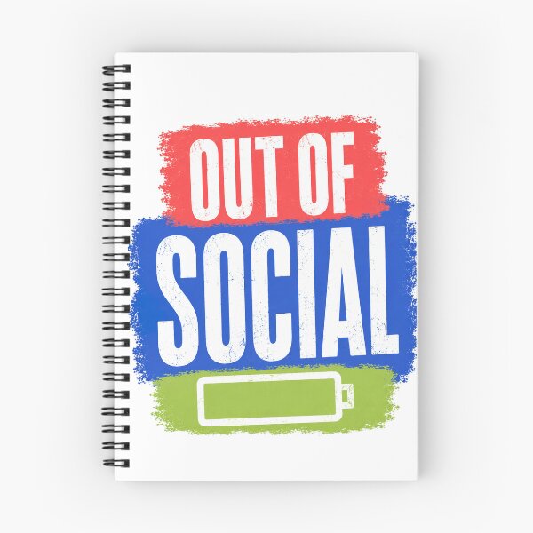 Item preview, Out of Social Battery Introvert Humor designed and sold by the-dovlat.
