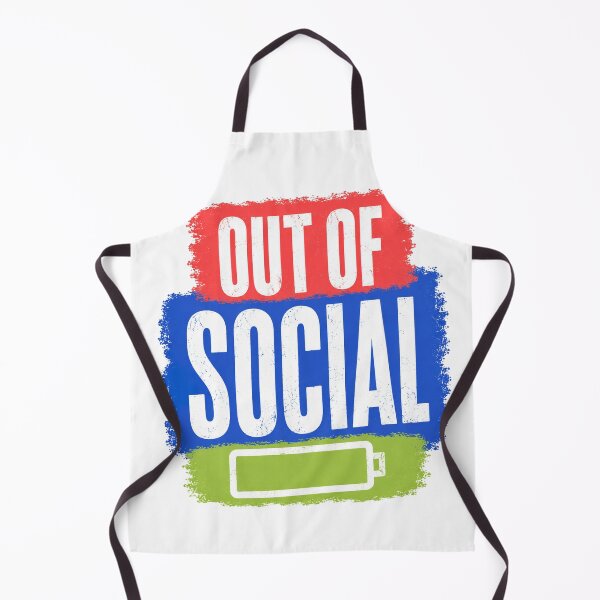 Item preview, Out of Social Battery Introvert Humor designed and sold by the-dovlat.