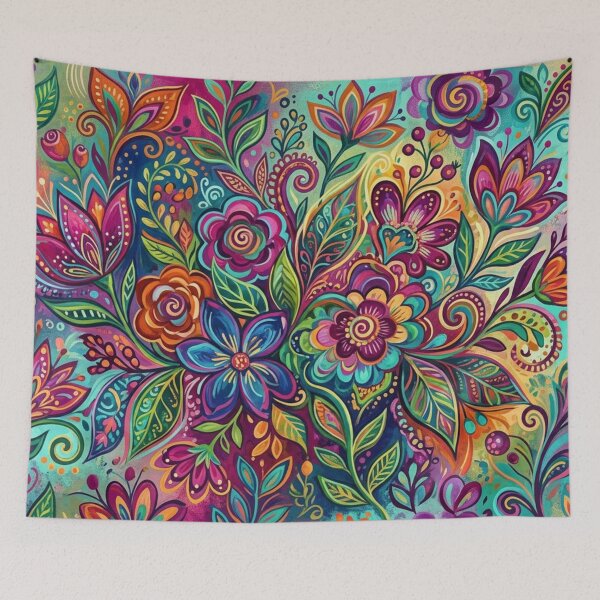 Item preview, A blossoming imagination in a riot of color designed and sold by Sigtrix.
