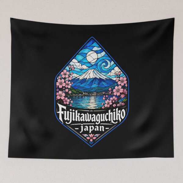 Item preview, Fujikawaguchiko Stained Glass Art Travel designed and sold by TomFrontierArt.