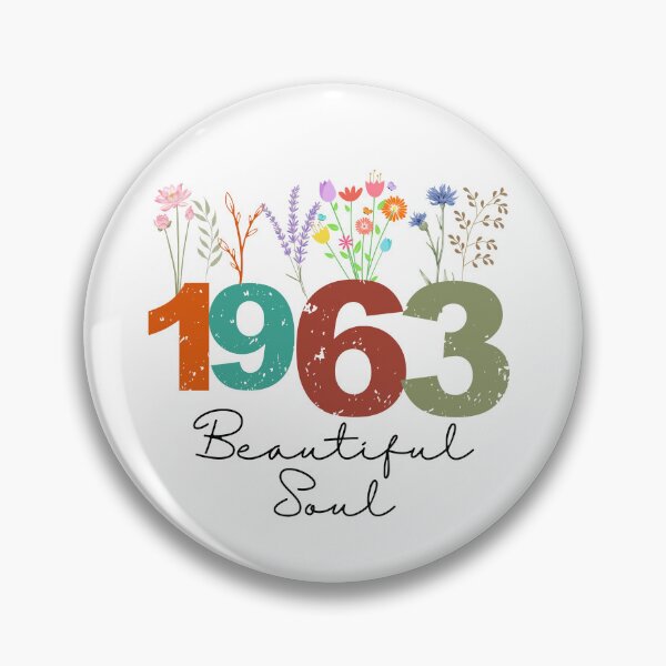 Item preview, 1963 Floral Beautiful Soul Birthday Design designed and sold by FlareCraftStudio.