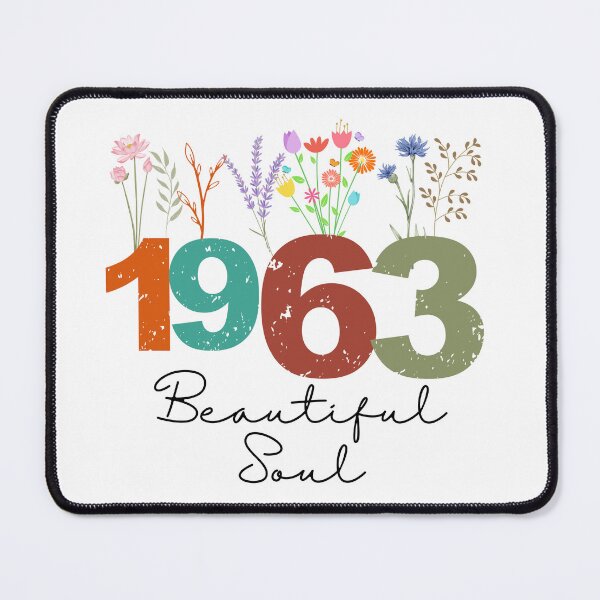 Item preview, 1963 Floral Beautiful Soul Birthday Design designed and sold by FlareCraftStudio.