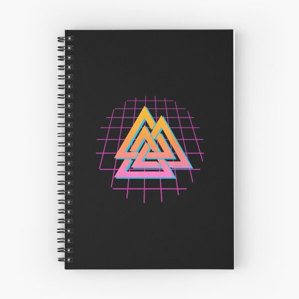 Item preview, Geometric Neon Grid Triangles Retro Vaporwave Art designed and sold by angierelve.