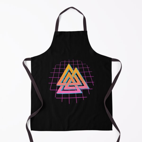 Item preview, Geometric Neon Grid Triangles Retro Vaporwave Art designed and sold by angierelve.