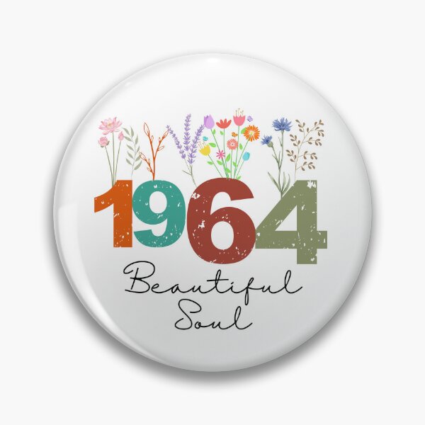 Item preview, 1964 Floral Beautiful Soul Birthday Design designed and sold by FlareCraftStudio.