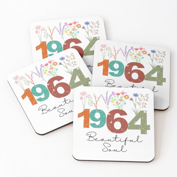 Item preview, 1964 Floral Beautiful Soul Birthday Design designed and sold by FlareCraftStudio.