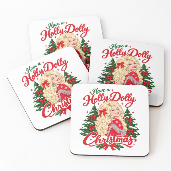 Item preview, Have A Holly Dolly Christmas, Dolly Parton designed and sold by DreadFlockArt.