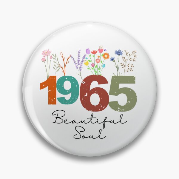Item preview, 1965 Floral Beautiful Soul Birthday Design designed and sold by FlareCraftStudio.