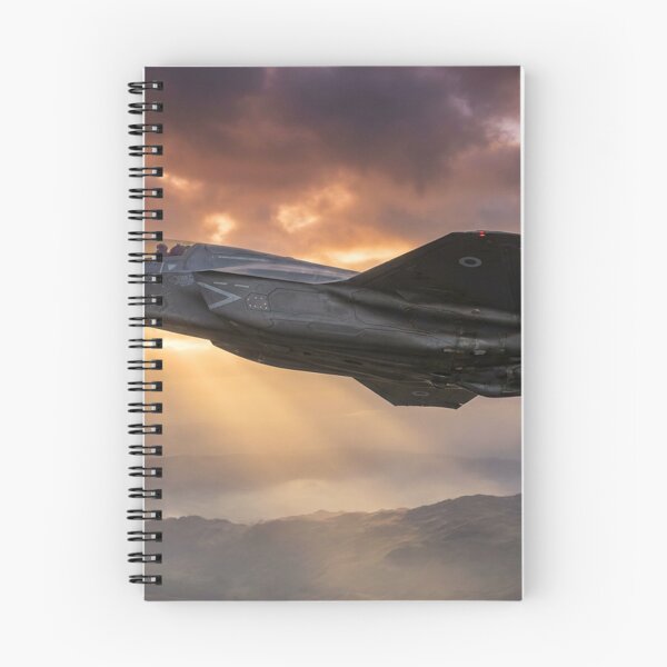 Item preview, RAF F-35 Lightning Flying Through Golden Sunbeams designed and sold by Airpower Art.