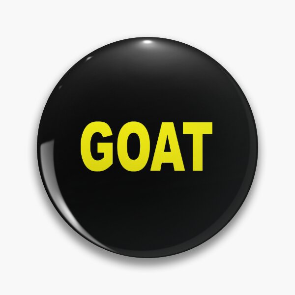 Item preview, GOAT Yellow Bold Text Graphic designed and sold by angierelve.