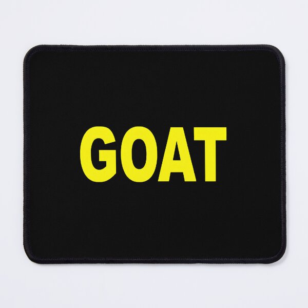 Item preview, GOAT Yellow Bold Text Graphic designed and sold by angierelve.
