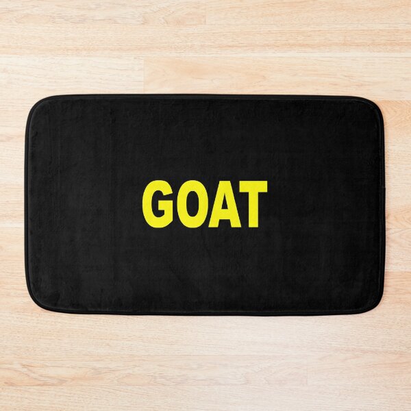 Item preview, GOAT Yellow Bold Text Graphic designed and sold by angierelve.