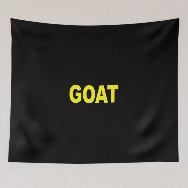 Item preview, GOAT Yellow Bold Text Graphic designed and sold by angierelve.