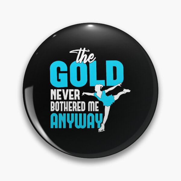 Item preview, Gold Figure Skater Quote Graphic designed and sold by alldergreff.