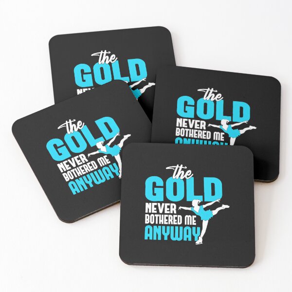 Item preview, Gold Figure Skater Quote Graphic designed and sold by alldergreff.