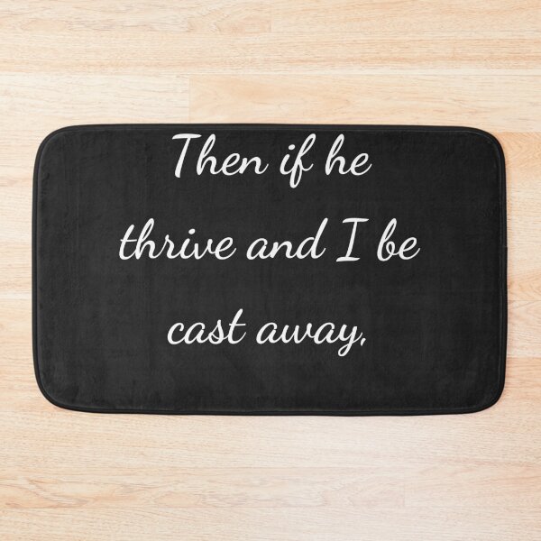 Item preview, “Then if he thrive and I be cast away,” - handwriting white designed and sold by ariksworld.