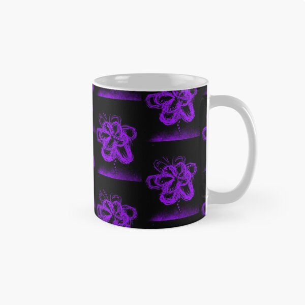 Item preview, Neon Purple Dripping Flower on Black designed and sold by NylaInnerBloom.