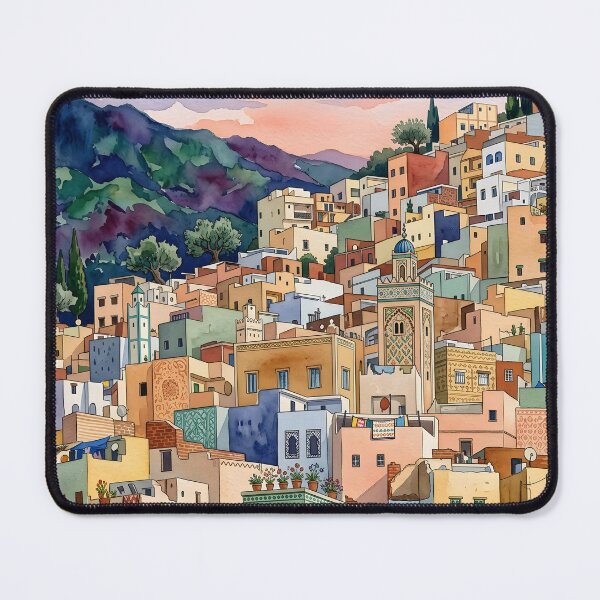 Item preview, Tangier Watercolor Travel Print, Morocco designed and sold by POSTERIOCREW.