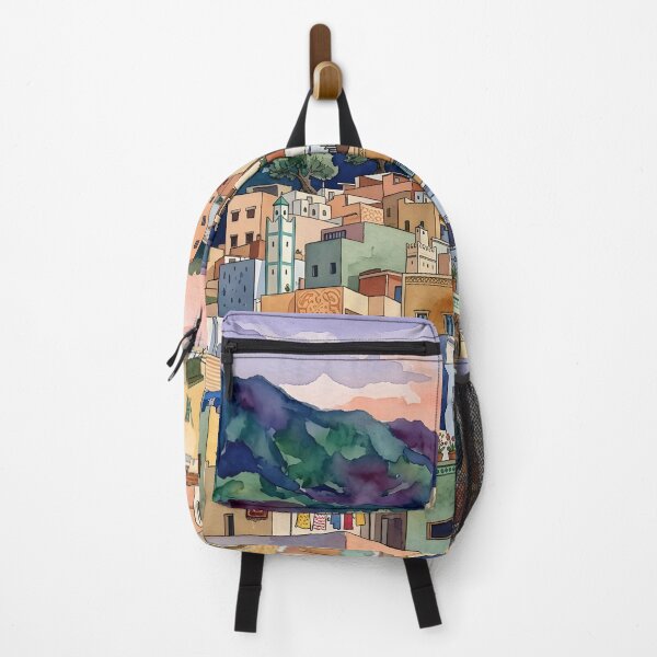 Item preview, Tangier Watercolor Travel Print, Morocco designed and sold by POSTERIOCREW.