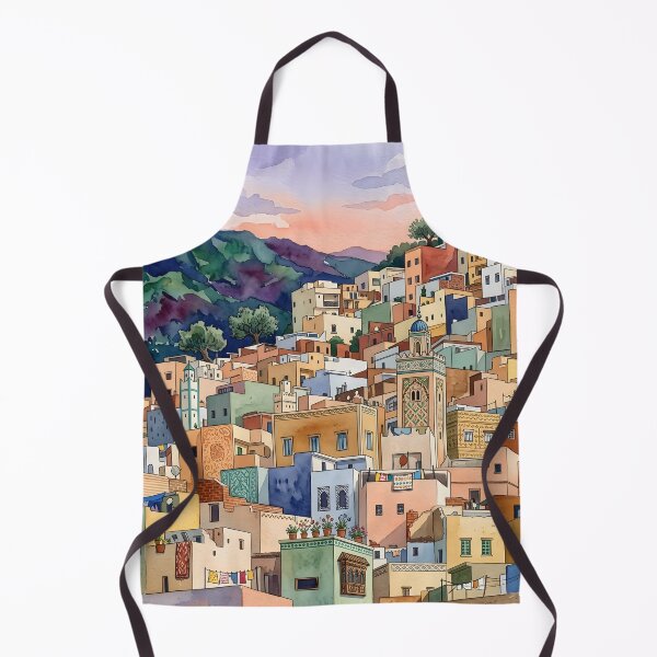 Item preview, Tangier Watercolor Travel Print, Morocco designed and sold by POSTERIOCREW.