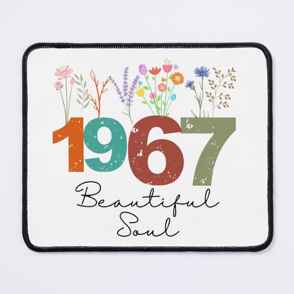 Item preview, 1967 Floral Beautiful Soul Birthday Design designed and sold by FlareCraftStudio.