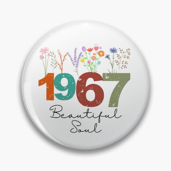 Item preview, 1967 Floral Beautiful Soul Birthday Design designed and sold by FlareCraftStudio.