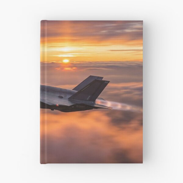 Item preview, F-35 Lightning Cruising Into a Blazing Sunset designed and sold by Airpower Art.