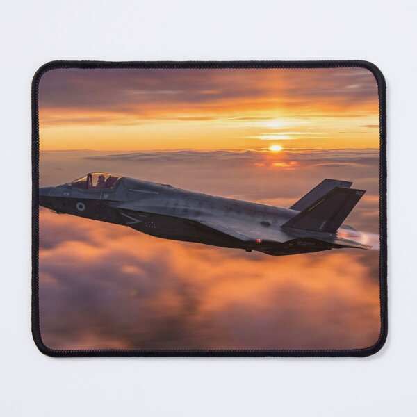Item preview, F-35 Lightning Cruising Into a Blazing Sunset designed and sold by Airpower Art.